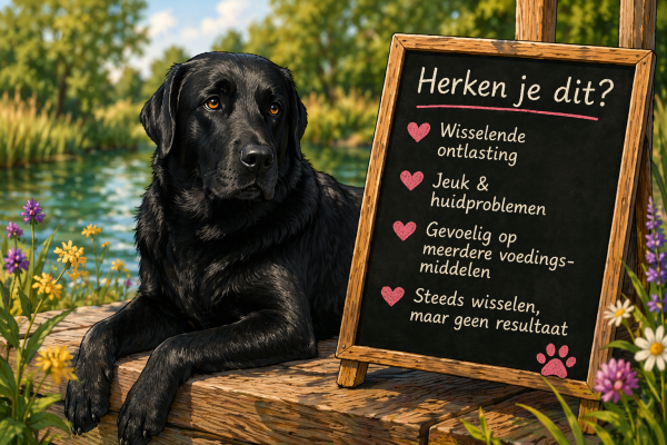 Als je hond op voeding blijft reageren en je niet meer weet wat te doen